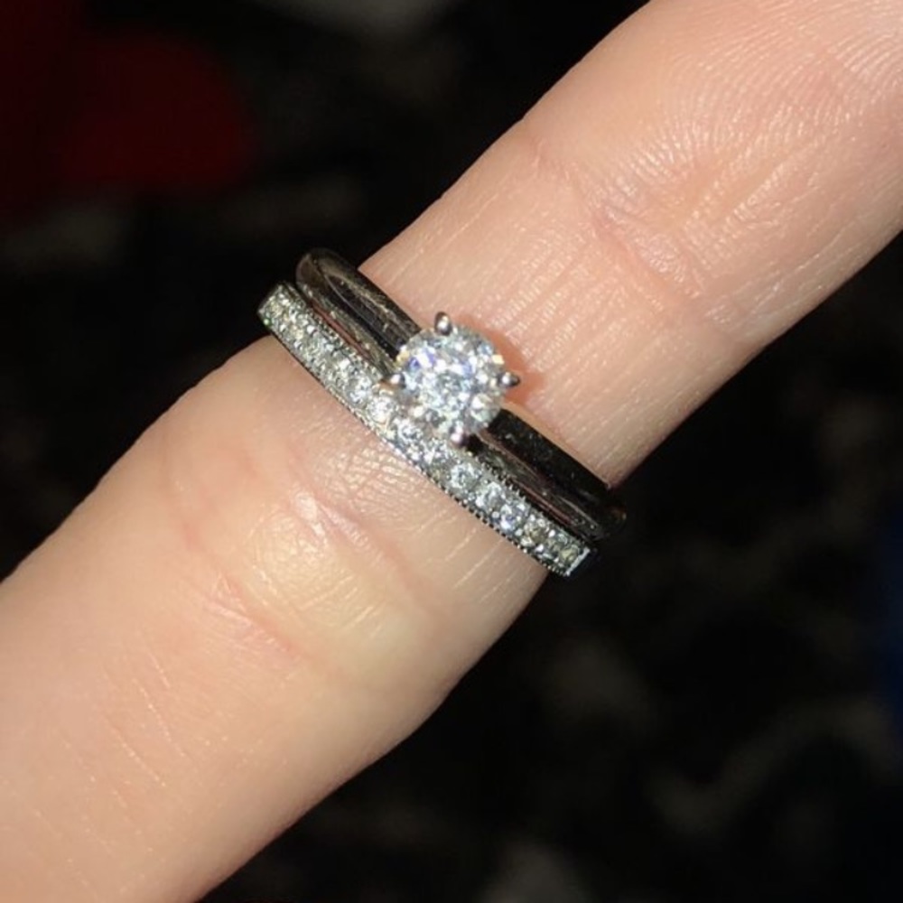 Diamond Wedding Set/ Bridal Set
